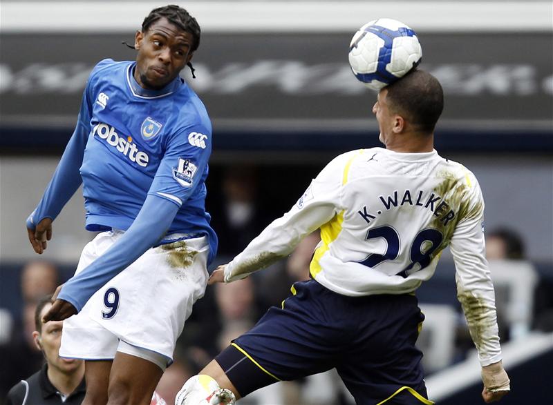 Kyle Walker made his League debut for Spurs against Portsmouth