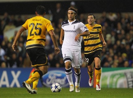 Niko Kranjcar in UEFA Champions League action against BSC Young Boys