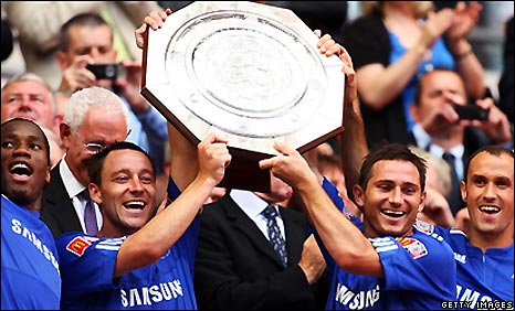 Chelsea won the 2009 Community Shield after a penalty shoot-out