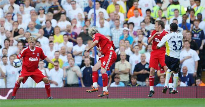Benoit Assou-Ekotto scores against Liverpool