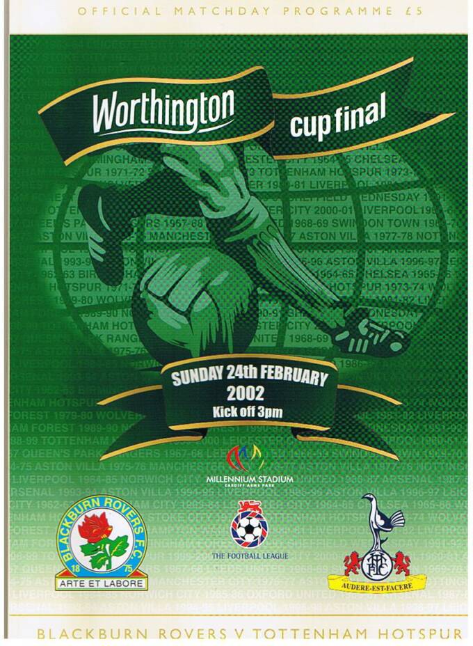 2002 League Cup Final programme