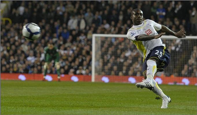 Tottenham Hotspur's Danny Rose scores his wondergoal against Arsenal