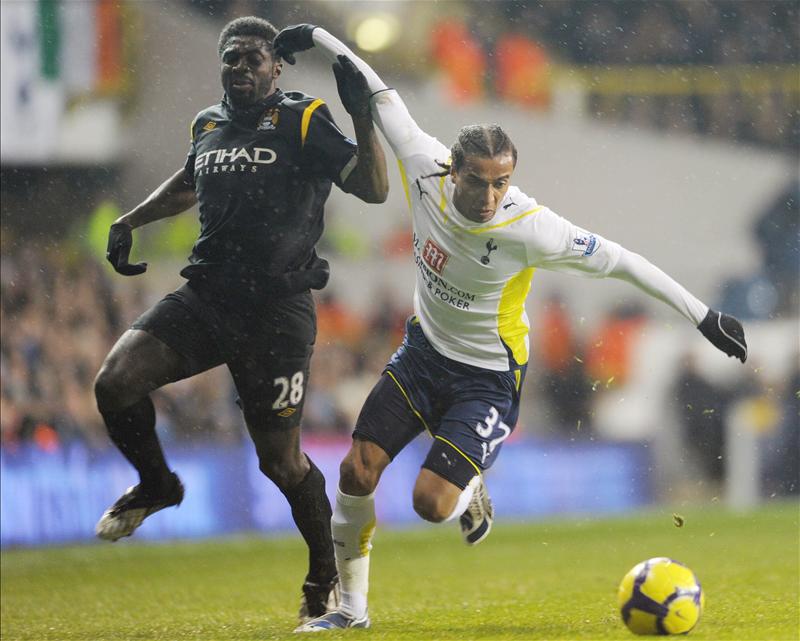 Benoit Assou-Ekotto against Manchester City