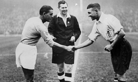 England host World Champions Italy at Highbury in 1934