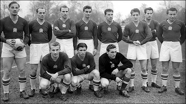 The great Hungarian team of the 1950s