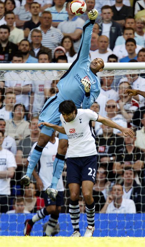 Heurelho Gomes saves against West Bromwich Albion