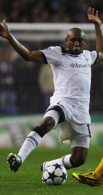 Wilson Palacios in Champions League action for Tottenham Hotspur against BSC Young Boys