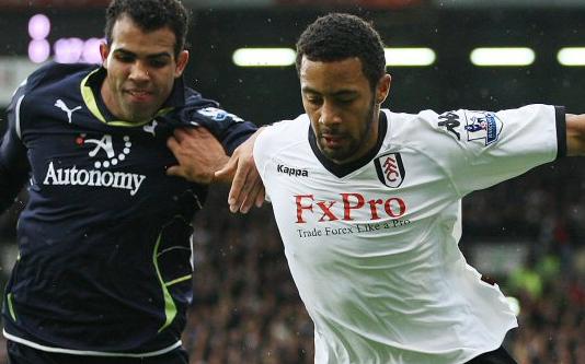 Sandro in action at Fulham, October 2010