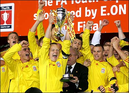 Liverpool 2007 FA Youth Cup Winners