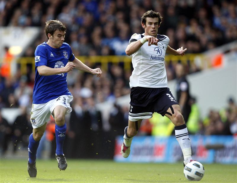 Action from Spurs v Everton, October 2010