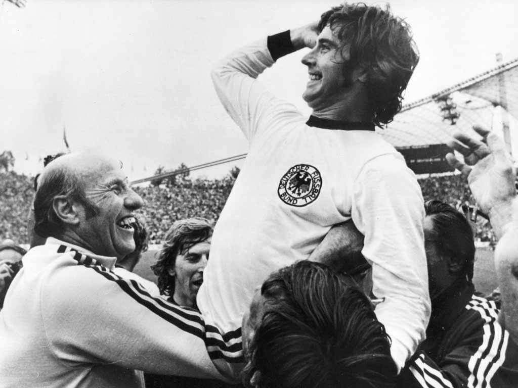 Gerd Muller at the 1974 World Cup Finals