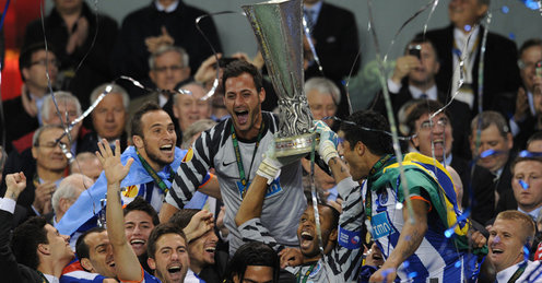 FC Porto beat SC Braga in the all-Portuguese 2011 UEFA Europa League Final
