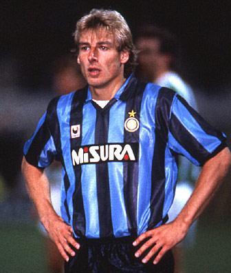 Jurgen Klinsmann of Germany & Inter Milan