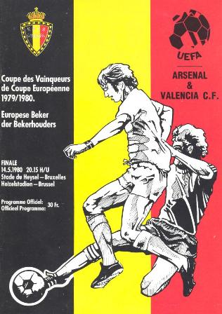 Match Programme 1980 ECWC Final