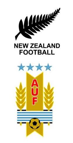 New Zealand & Uruguay football logos