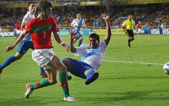 Quarter Final action between Portugal & Guatemala