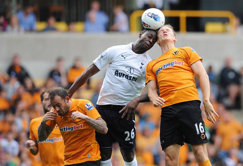 Ledley King in action against Wolves, September 2011