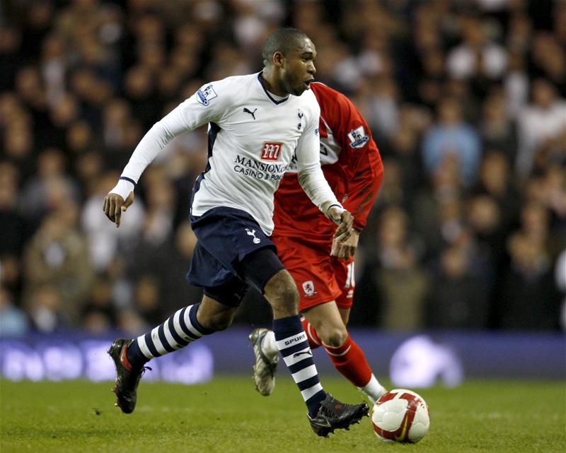 Action from Tottenham Hotspur 4-0 Middlesbrough, March 2009
