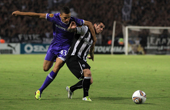 Ryan Fredericks in action for Tottenham Hotspur against PAOK