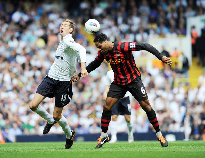 Action from Tottenham Hotspur v Manchester City, August 2011