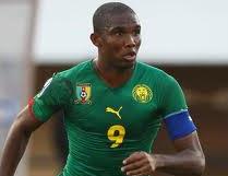 Cameroon's Samuel Eto'o - overall African Cup of Nations highest goalscorer