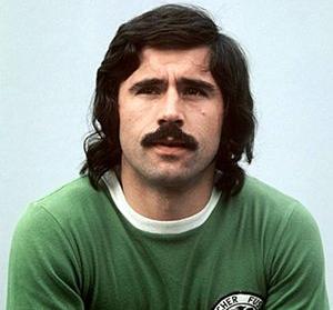 West Germany's Gerd Müller - 67 goals for Bayern Munich in season 1972-73