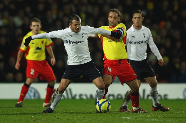 Rafael van der Vaart in action for Spurs at Watford