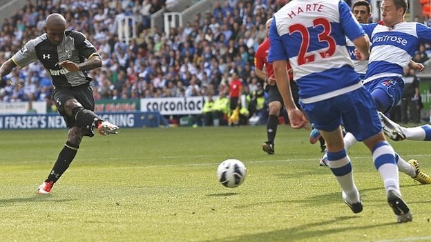 Jermain Defoe scored a brace against Reading, September 2012