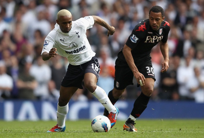 Action from Tottenham Hotspur 2-0 Fulham, May 2012