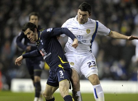 Gareth Bale in action for Spurs against Leeds