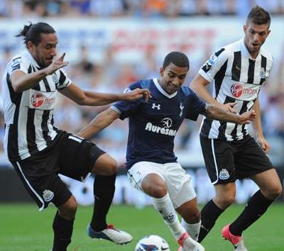 Action from Newcastle United 2-1 Tottenham Hotspur, August 2012