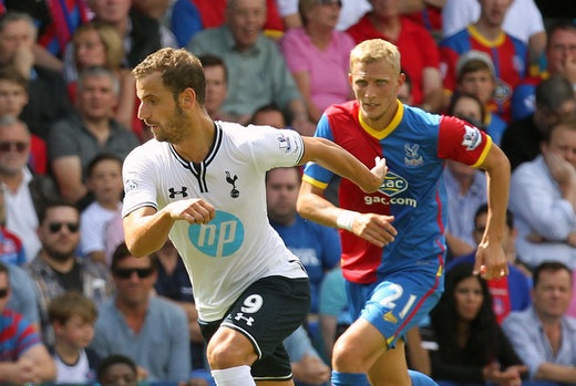 Action between Crystal Palace & Tottenham Hotspur, August 2013