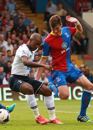Action from Crystal Palace 0-1 Tottenham Hotspur, August 2013