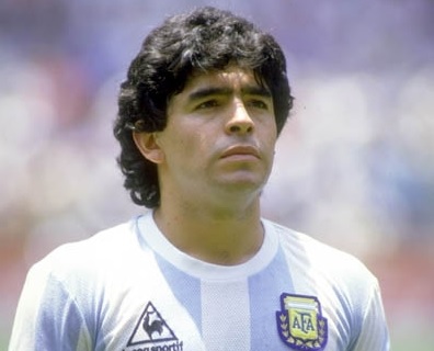 Argentina's Diego Maradona