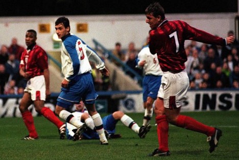 Matt LeTissier scored a hat-trick for England 'B' against Russia in 1998