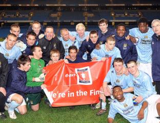 Manchester City's Youth team reach the FA Youth Cup Semi-Final