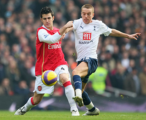 Jamie O'Hara in the North London Derby