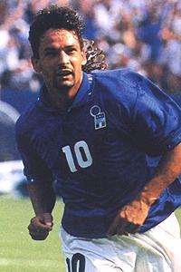 Italy's Roberto Baggio