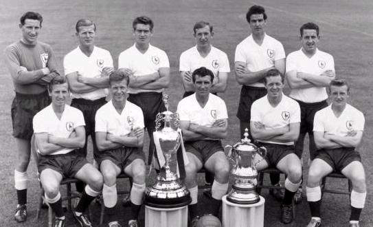 Tottenham Hotspur 1960-61 Football League Champions & FA Cup winners - the first team to complete the "Double" in the 20th Century