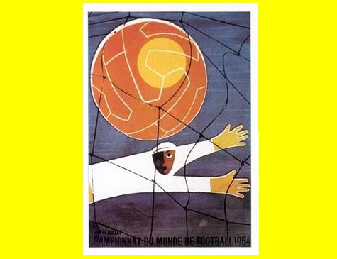 FIFA World Cup 1954 Switzerland poster