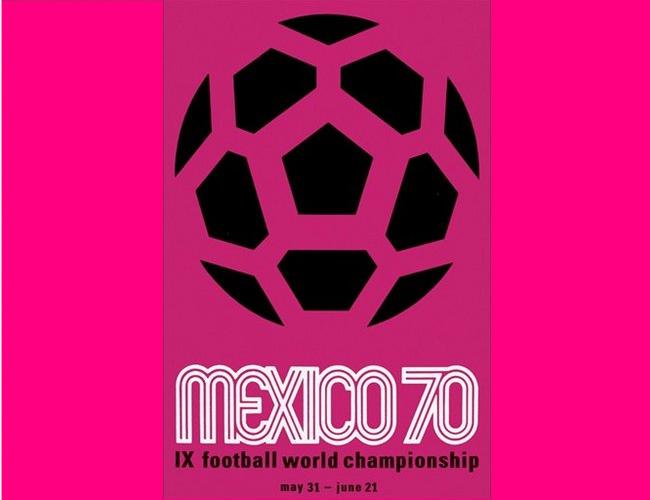 FIFA World Cup 1970 Mexico poster