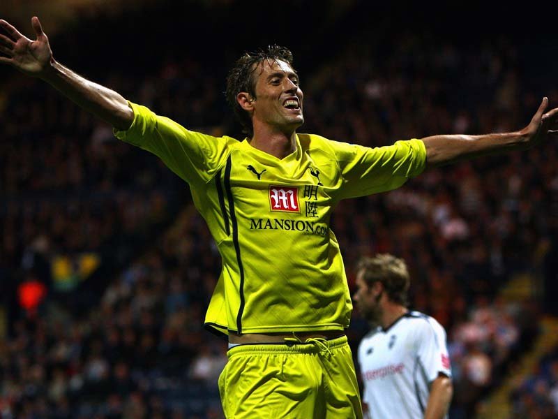 Peter Crouch scored his first hat-trick for Spurs against Preston North End