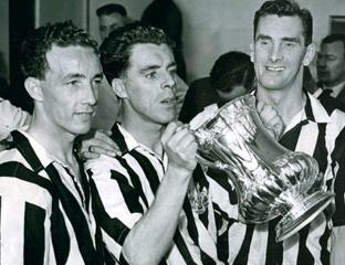 Newcastle United's last major trophy won - the 1955 FA Cup
