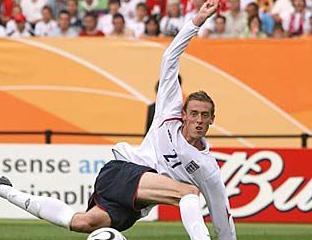 Peter Crouch at the 2006 World Cup Finals in Germany