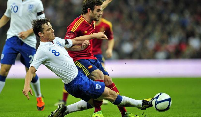 Scott Parker 'Man of the Match' for England against Spain, November 2011